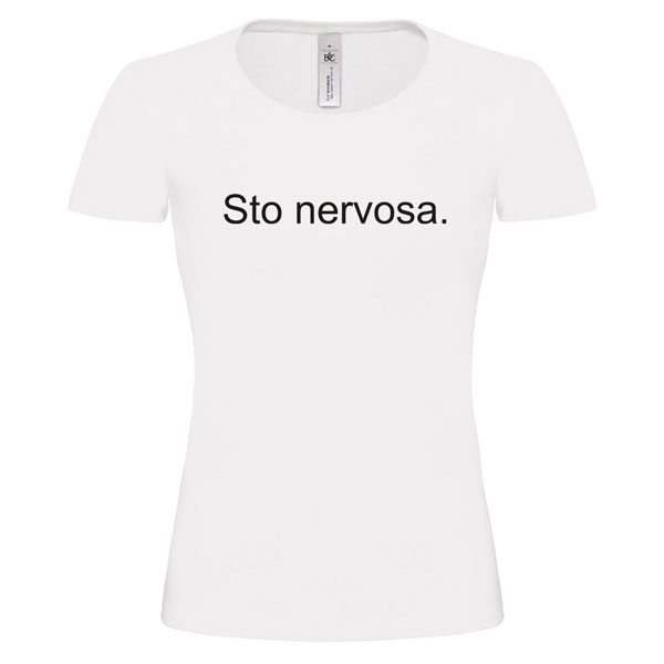 T-Shirt Donna &quot;Sto Nervosa&quot;